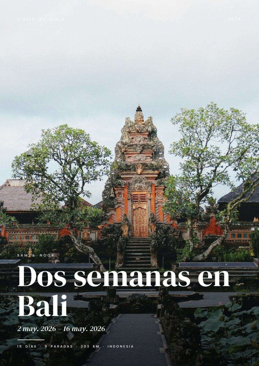 Fotolibro de ejemplo, página 1