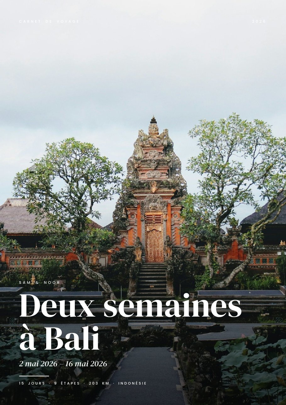 Livre photo d'exemple, page 1
